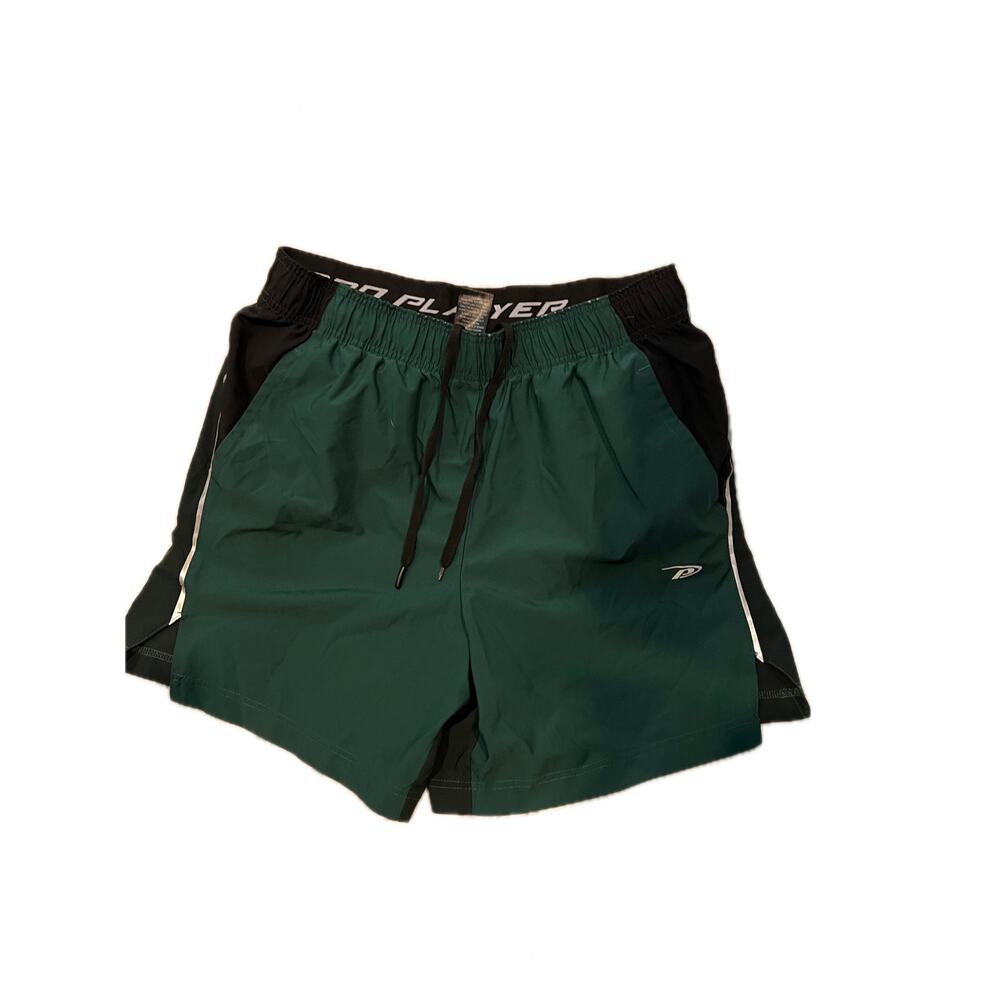 Pro Player Black Sweat Wicking Training Shorts Mens Large